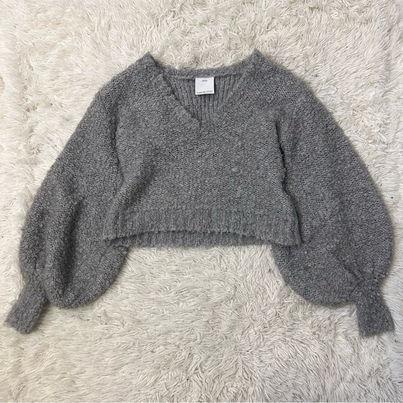 ◾️C/Meo Collective Saturate Balloon Sleeve Wool Blend Sweater - Picture 2 of 11